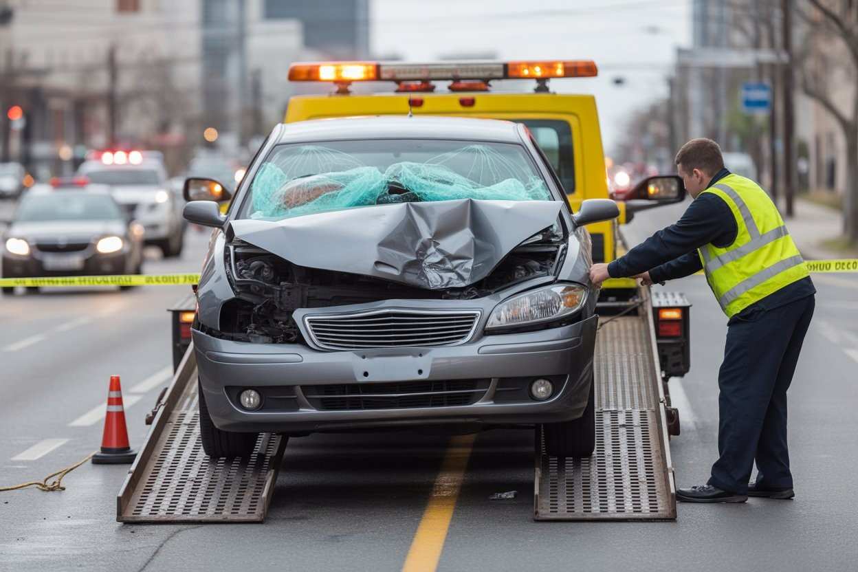 Post-Accident Vehicle Pickup